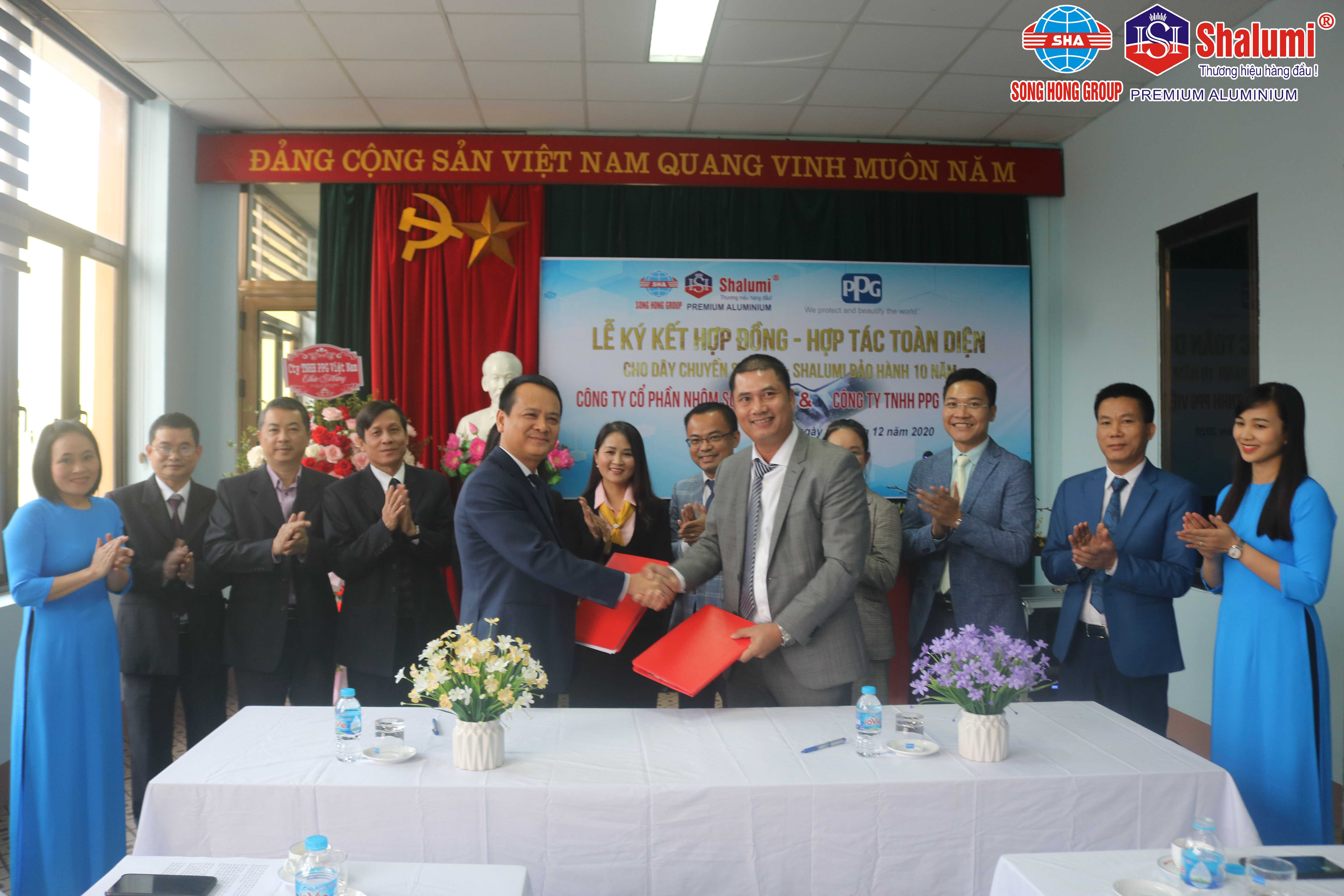 Shalumi- ký thỏa thuận hợp tác toàn diện với Công ty TNHH PPG Việt Nam bảo hành chất lượng Sơn PPG 10 năm