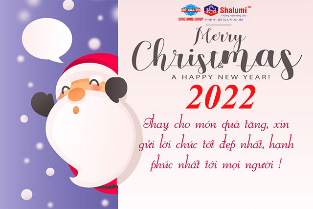 Thư chúc mừng Giáng sinh và Năm mới 2022