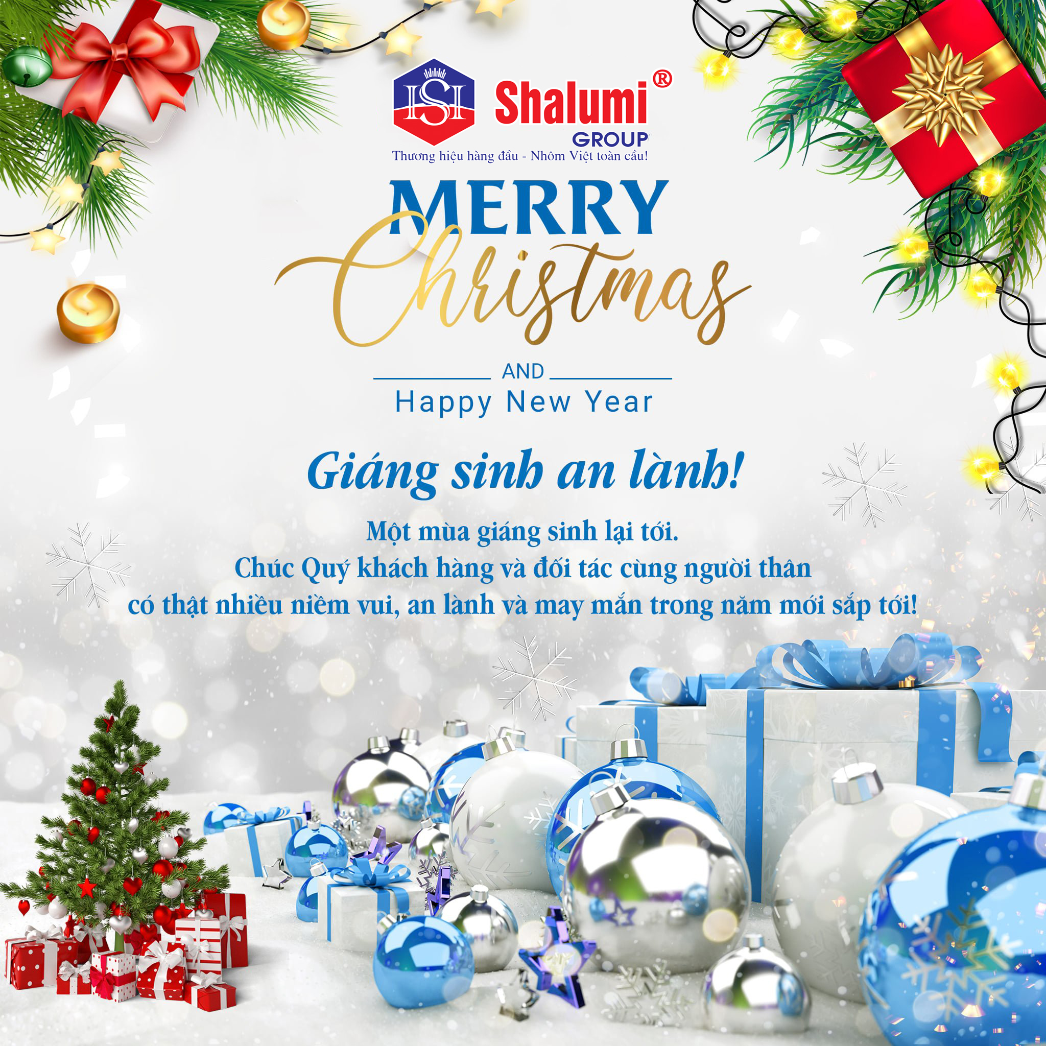Tập Đoàn Nhôm Sông Hồng Shalumi Chào Mừng Giáng Sinh Và Tạm Biệt Năm 2022