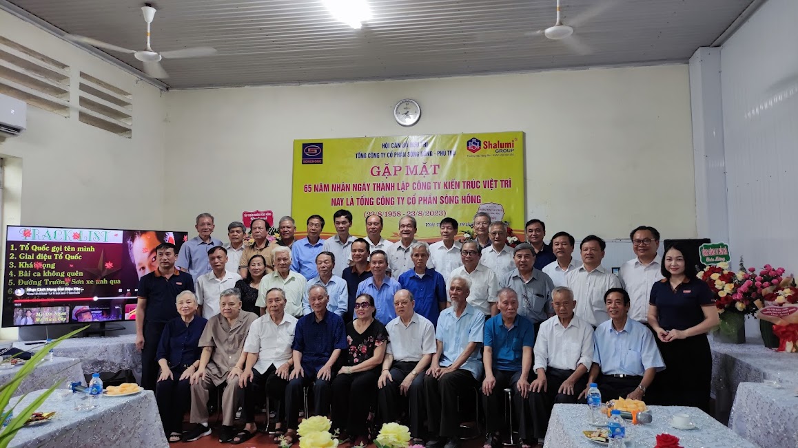 Shalumi gặp mặt Tri ân cán bộ hưu trí Tổng Công ty Sông Hồng – Phú Thọ
