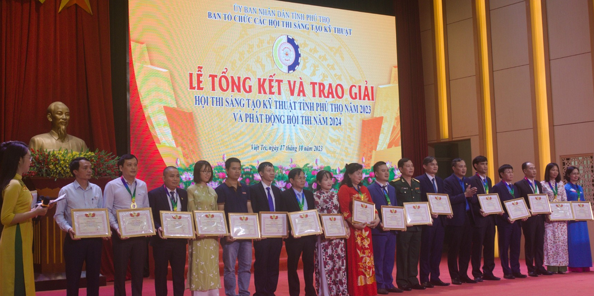 Tập đoàn Nhôm Sông Hồng Shalumi đạt giải nhì Hội thi sáng tạo kỹ thuật tỉnh Phú Thọ năm 2023